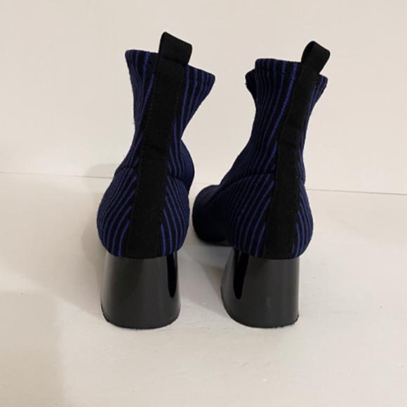 ZARA STRIPED SOCK BOOTIE EUC 6.5 - Picture 4 of 9